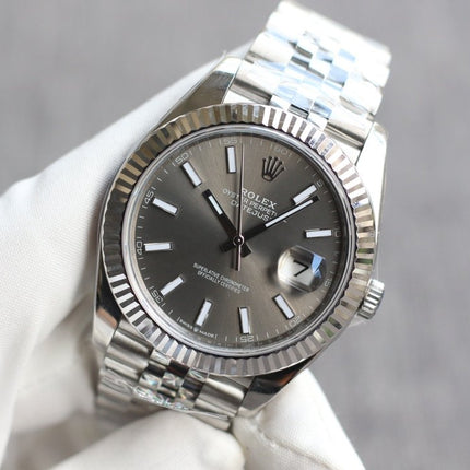 DATEJUST II 41 STAINLESS STEEL GREY DIAL