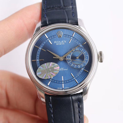 CELLINI DATE WHITE GOLD BLUE DIAL