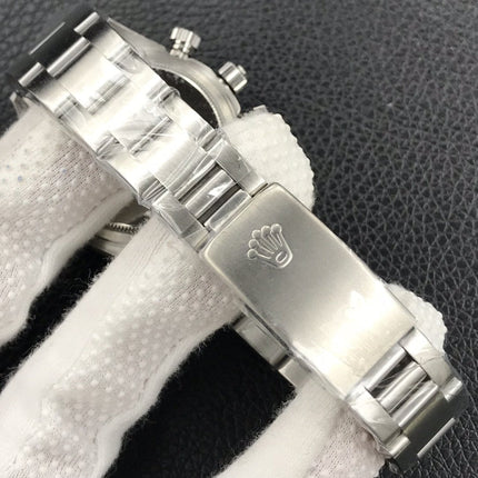 DAYTONA 38MM VINTAGE BLACK BEZEL SILVER DIAL