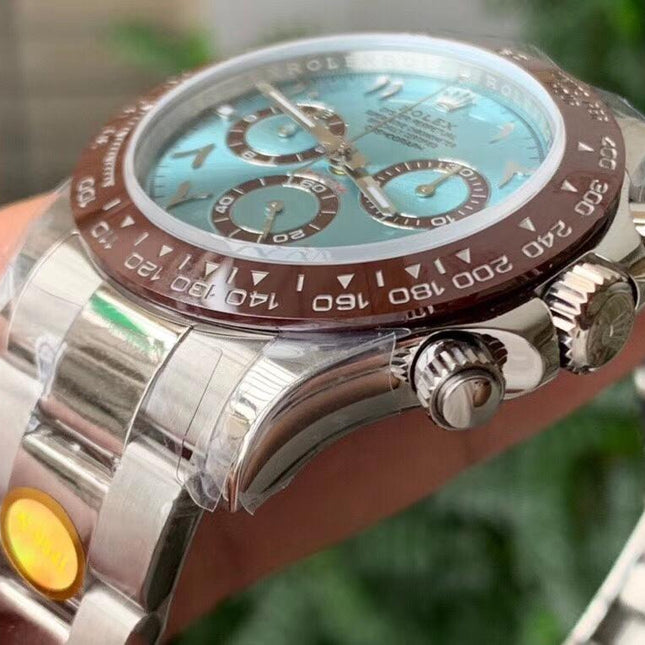 DAYTONA 116520 CUSTOM ICE BLUE CERAMIC ARABIC