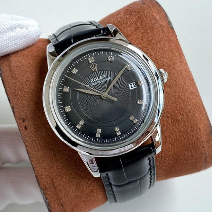 OYSTER PERPETUAL 40MM LEATHER STRAP