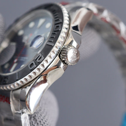 YACHT MASTER 40MM CERAMIC BEZEL BLACK DIAL