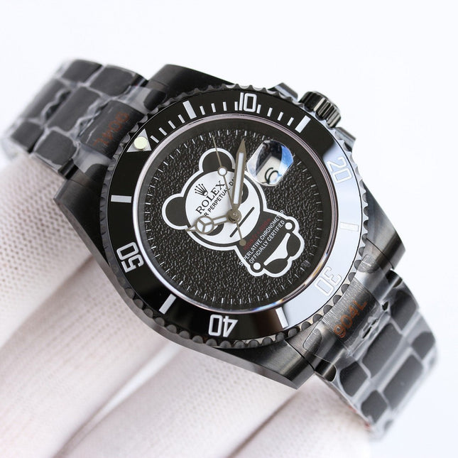 SUBMARINER DATE 40MM CUSTOM BLACK BEZEL
