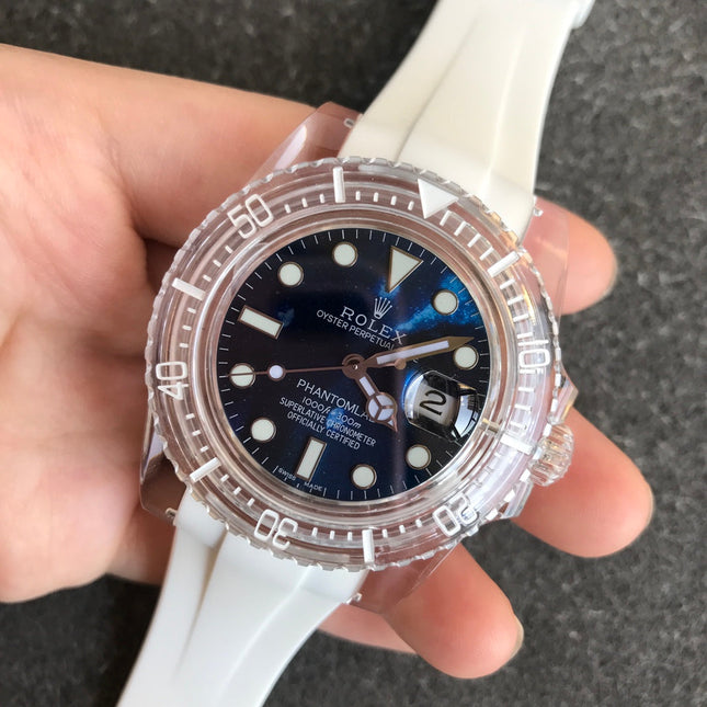 SUBMARINER DATE 40 CUSTOM SAPPHIRE BLUE DIAL