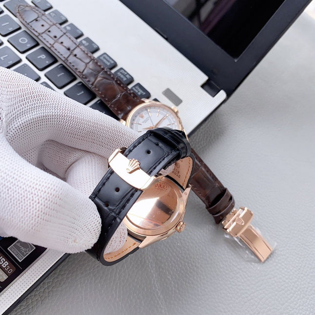 CELLINI MOONPHASE 39MM ROSE GOLD WHITE DIAL