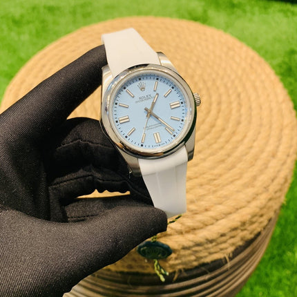 OYSTER PERPETUAL 41MM RUBBER STRAP