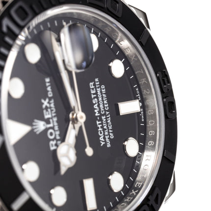 YACHT MASTER 42 STEEL CASE CERAMIC BEZEL