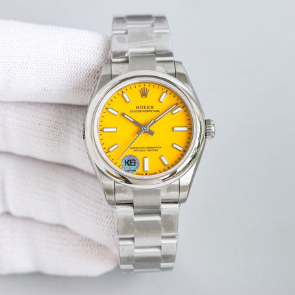 OYSTER PERPETUAL 31MM YELLOW DIAL