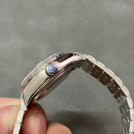 DATEJUST 28MM DIAMOND BEZEL STAINLESS STEEL