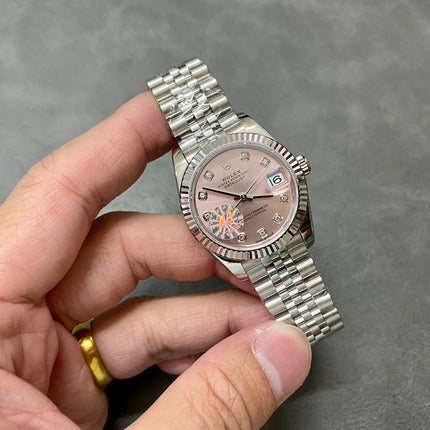 DATEJUST 31MM STEEL PINK DIAL