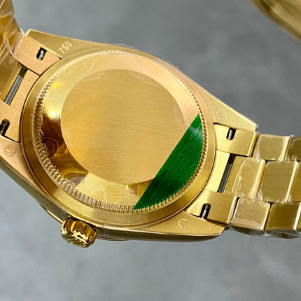 DATEJUST 31MM GOLD GREEN DIAL