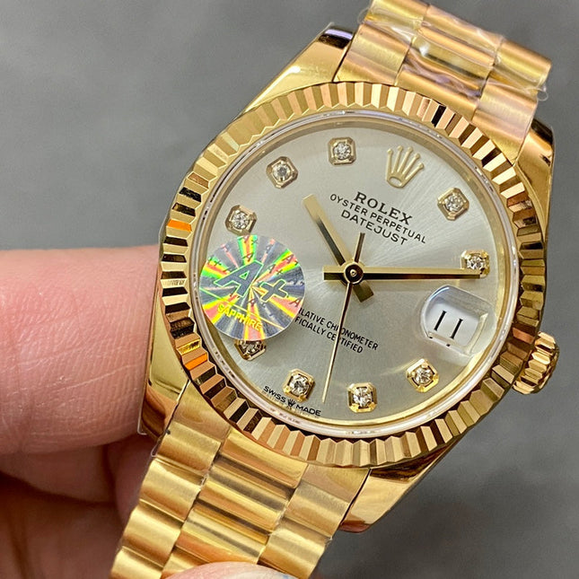 DATEJUST 31MM GOLD GREY DIAL