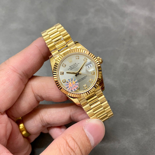 DATEJUST 31MM GOLD GREY DIAL