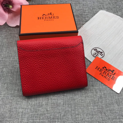 HM CONSTANCE 13 RED GRAINED CALFSKIN