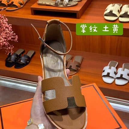 SANTORINI SANDAL COPPER CALFSKIN