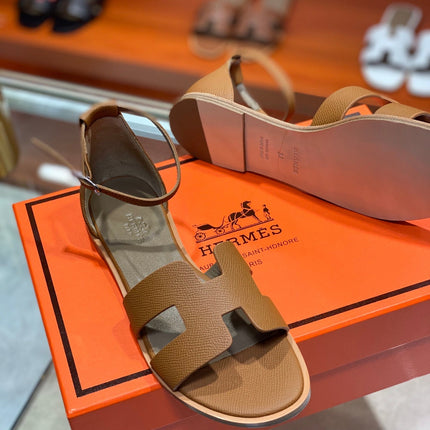 SANTORINI SANDAL BRONZE CALFSKIN