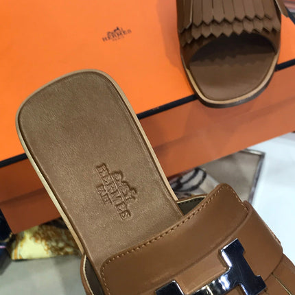 ROYAL SANDAL CHOCOLATE LAMBSKIN