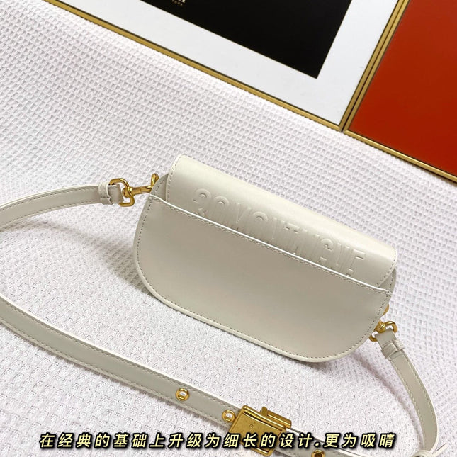 MINI BOBBY EAST-WEST 20 BAG IN WHITE CALFSKIN