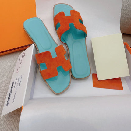 0ran Sandal Tifany/Orange Suede