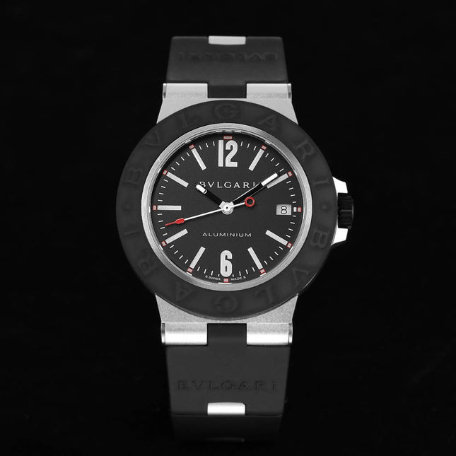 BVLGARI ALUMINIUM AUTOMATIC BLACK DIAL