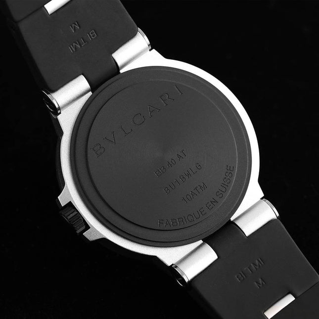 BVLGARI ALUMINIUM AUTOMATIC BLACK DIAL