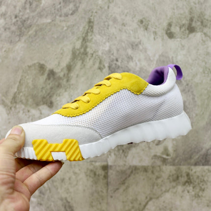 HM BOUNCING SNEAKER CLOUD AND YELLOW BREATHABLE FABRIC
