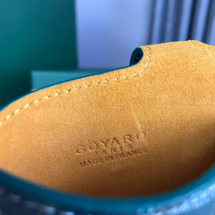 MONTMARTRE GM CASE 18 IN GREEN GOYARDINE CANVAS