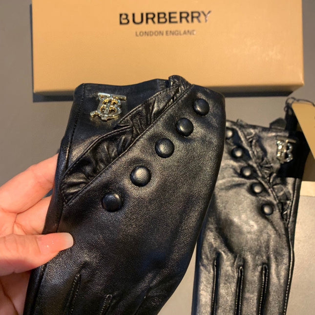 GLOVES IN BLACK LAMBSKIN 753286