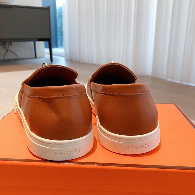 HM GAME SLIP-ON SNEAKER FIRE CALFSKIN