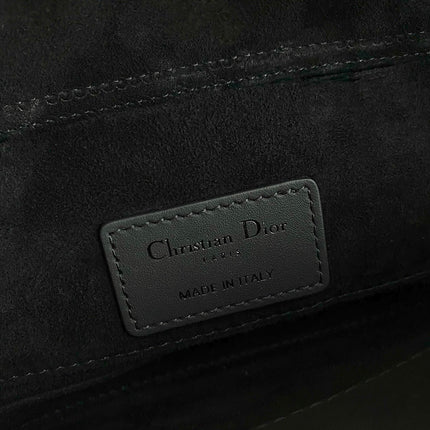 D-JOY BAG 22 IN BLACK LAMBSKIN