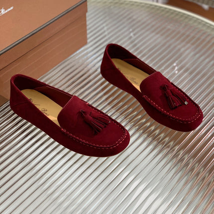LP DOT SOLE WALK LOAFERS JAM SUEDE