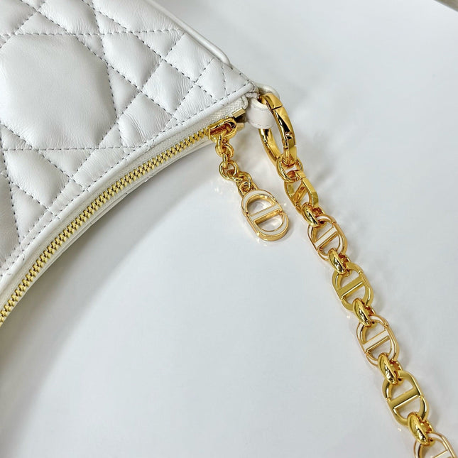 CD LOUNGE 26 BAG IN WHITE LAMBSKIN