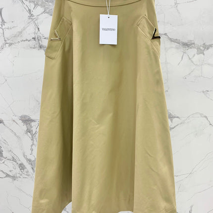 VALENTINO 26S A-LINE MIDI SKIRT 333