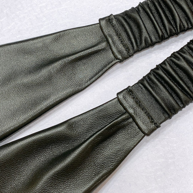 CHANEL 26S BELT 30 MM IN BLACK LAMBSKIN 662948