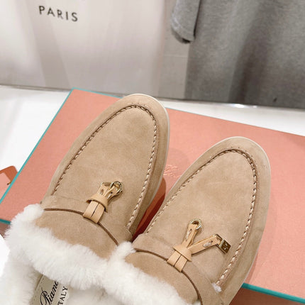 LP SUMMER CHARMS WALK LOAFERS CAMEL FLEECE