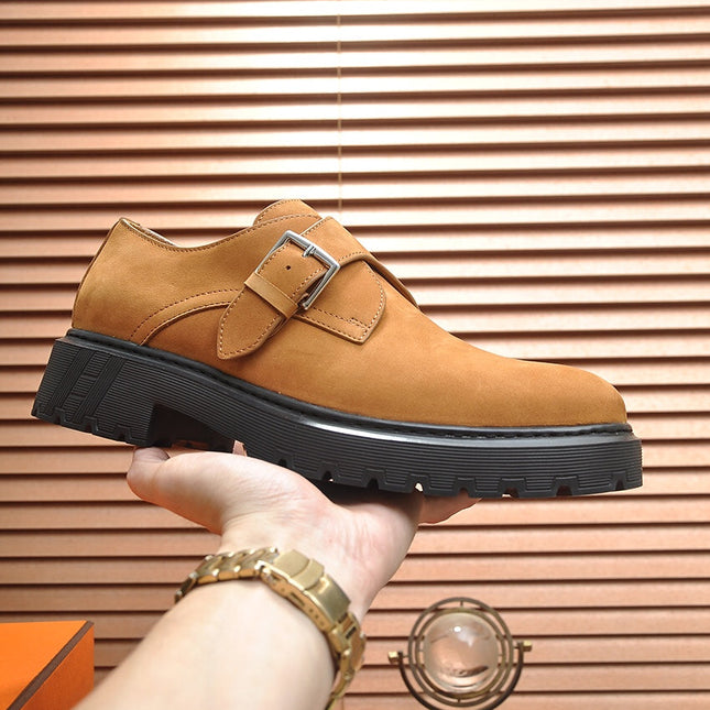 HM MONK STRAP BRONZE SUEDE