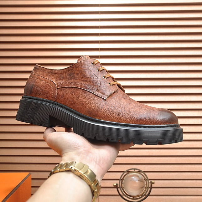HM DANIEL TRAMPING SHOE BRONZE WRINKLE CALFSKIN