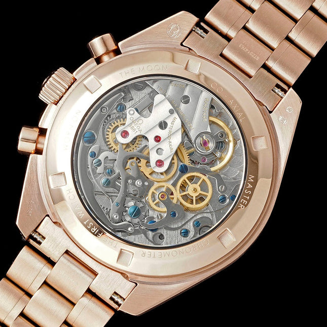 SPEEDMASTER 42 MM ROSE GOLD CASE WITH BLACK DIAL