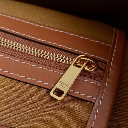 TRIOMPHE 31 TAN CALFSKIN