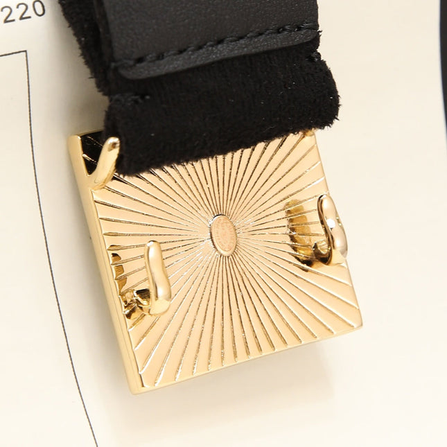 CHANEL 26S BELT 30 MM IN BLACK 658424