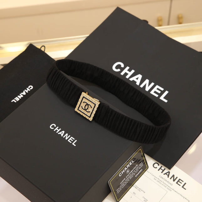 CHANEL 26S BELT 30 MM IN BLACK 658424