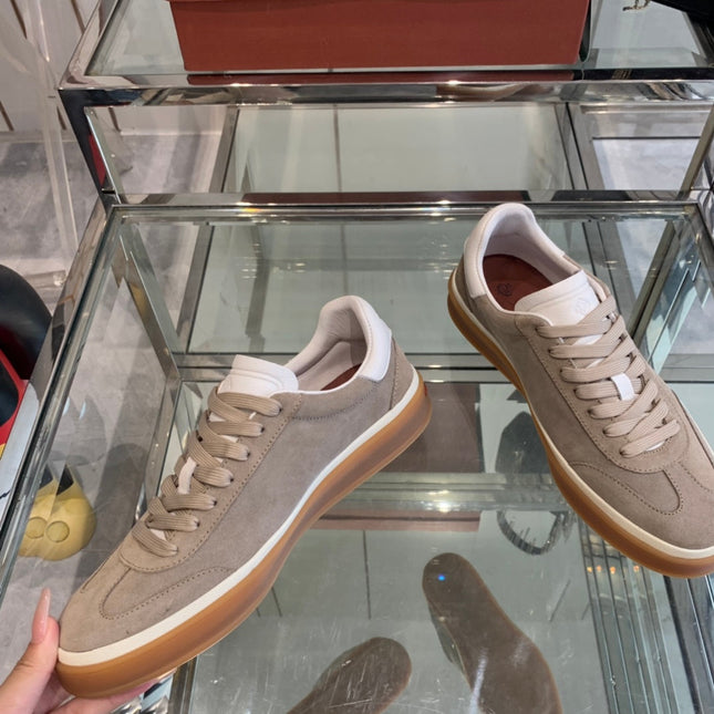 LP TENNIS WALK SNEAKERS LIGHT BROWN SUEDE