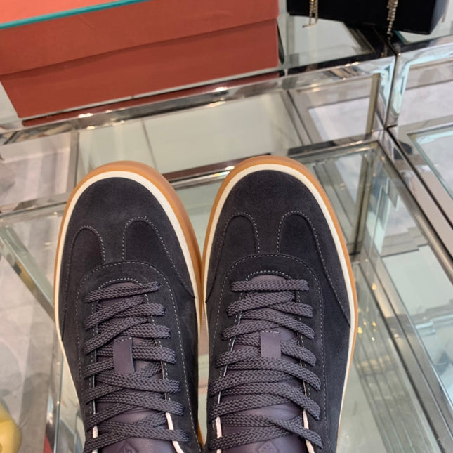 LP TENNIS WALK SNEAKERS CHARCOAL SUEDE