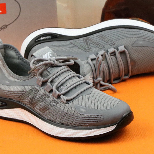 PRA SNEAKER IN LIGHT GREY BREATHABLE KNIT FABRIC