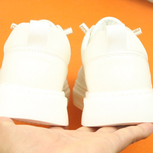 PRA SNEAKER IN WHITE CALFSKIN AND FABRIC