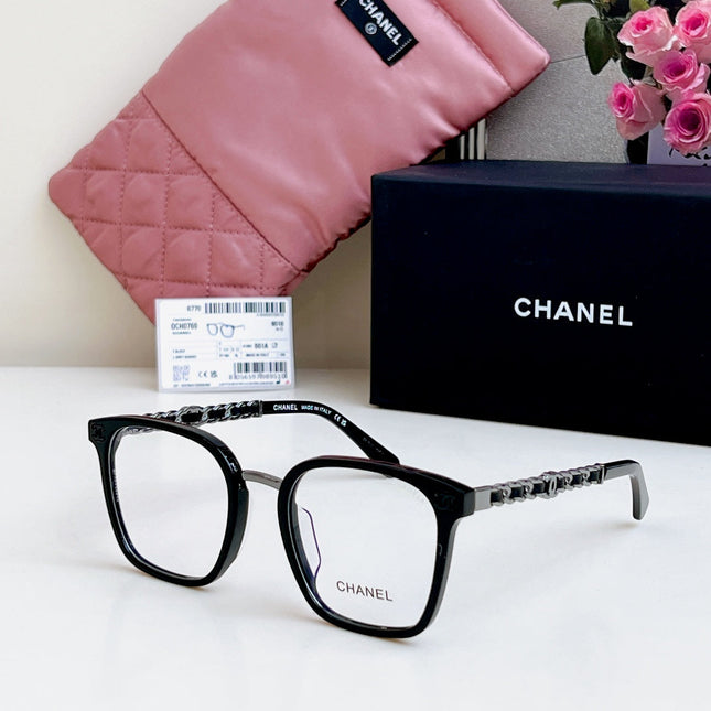 SQUARE SUNGLASSES CH 0769 IN ACETATE CHAIN METAL