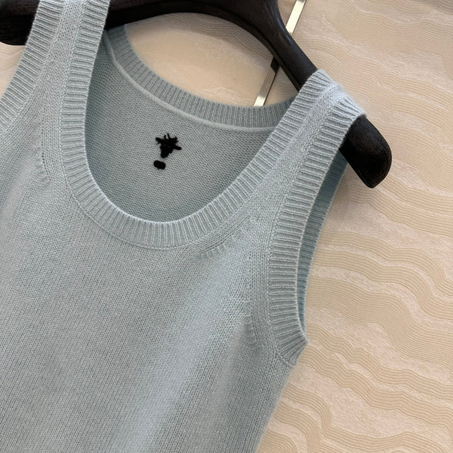 DIOR U-NECK CASHMERE VEST 276279