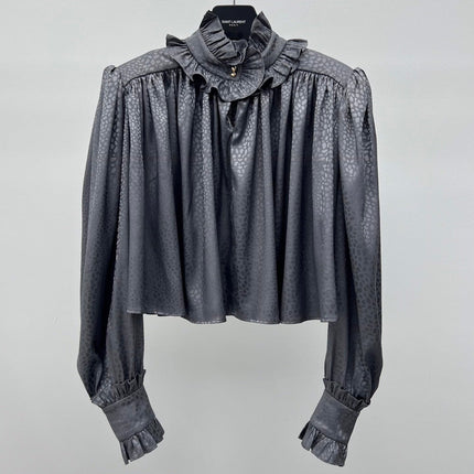 CHLOE 26S CROPPED PRINTED SHIRT STYLE 134