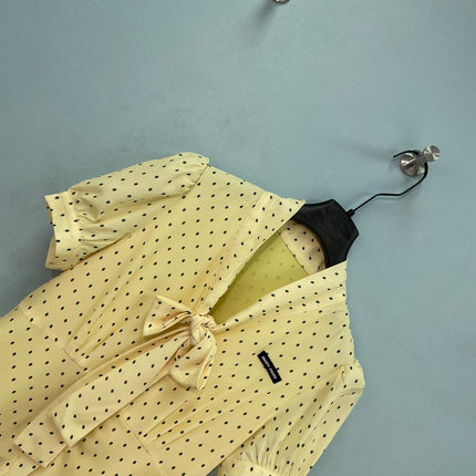 MIUMIU 26S BOW-TIE MIDI DRESS 1471
