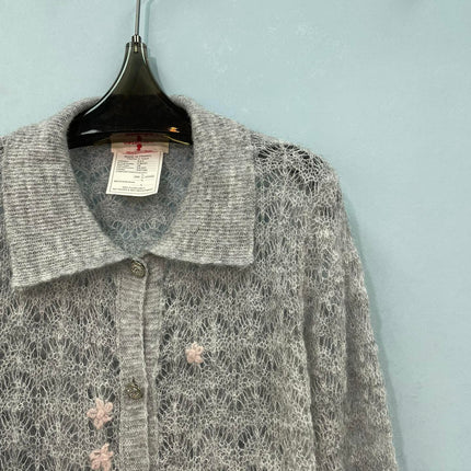 CHANEL 26S OPENWORK KNIT CARDIGAN 1600